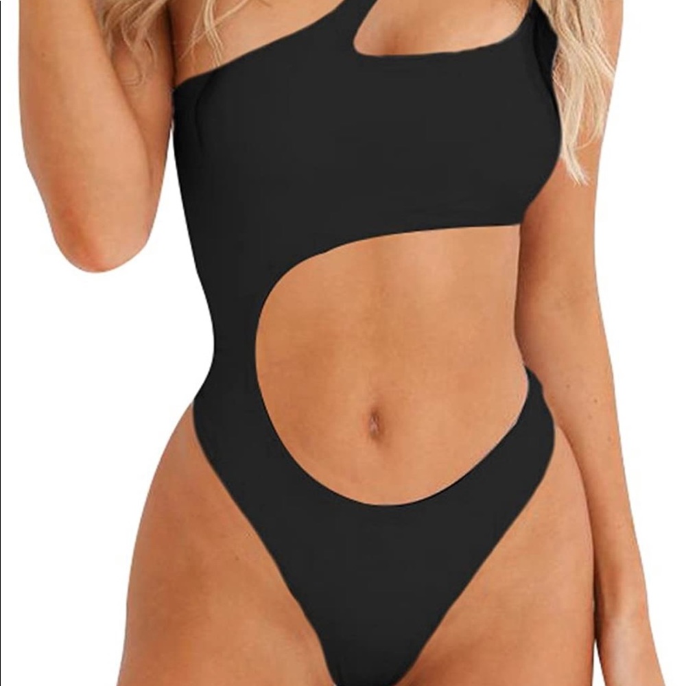Black sexy one piece